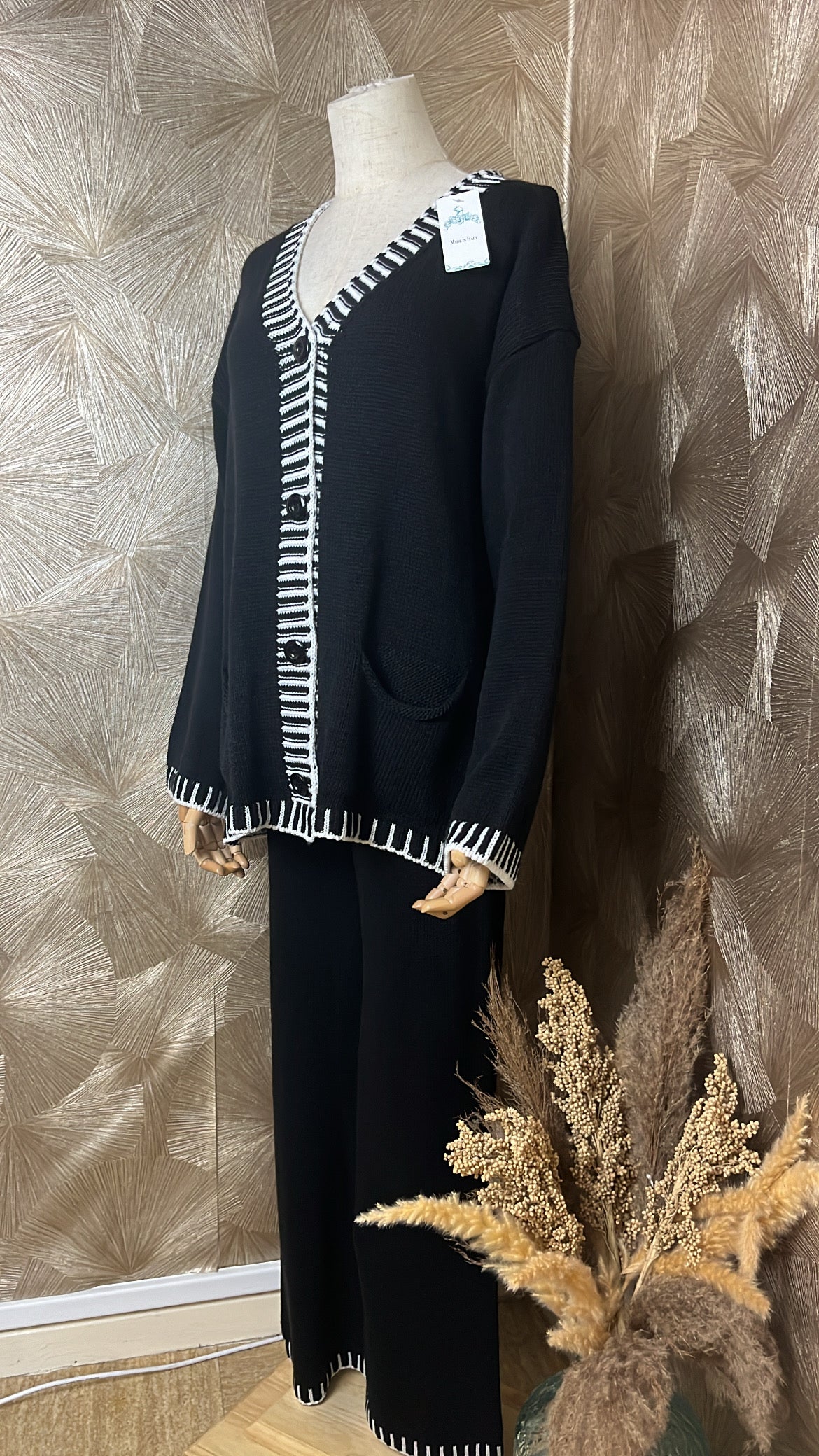 Ensemble Brodé Noir