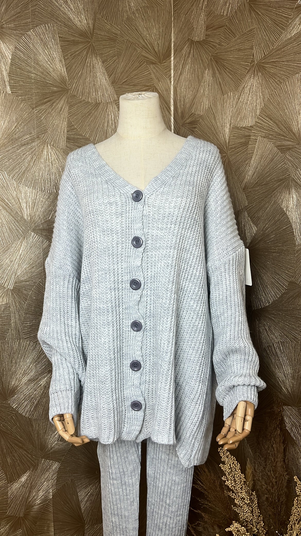 Ensemble en laine Gris