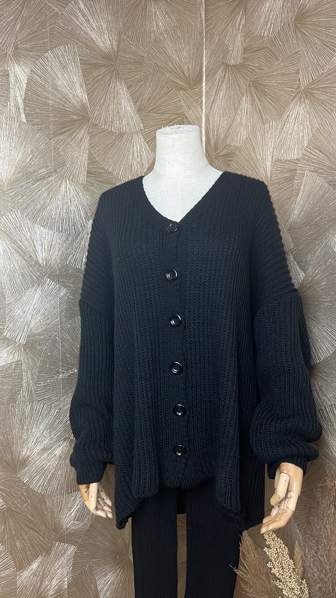 Ensemble en laine Noir