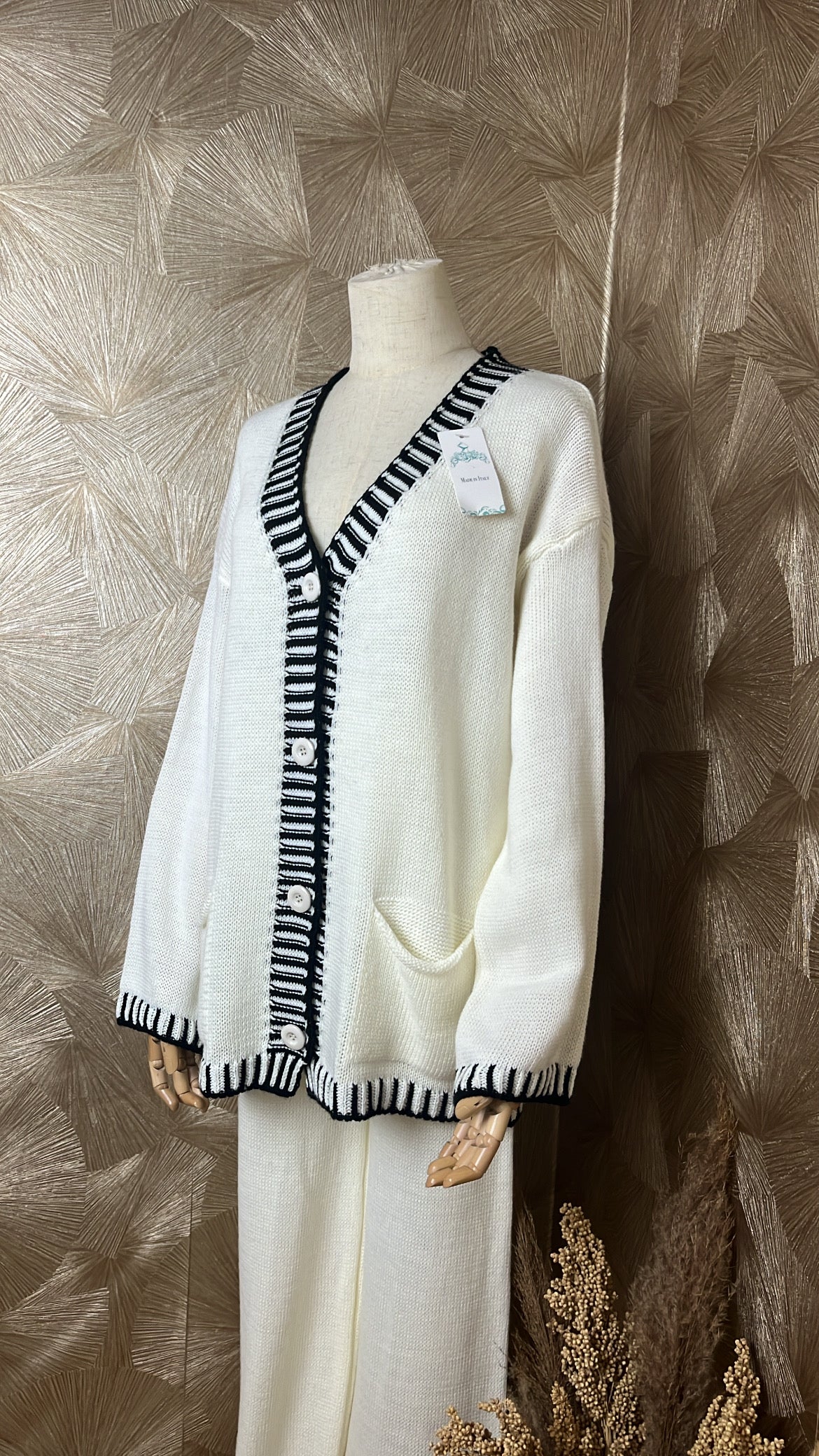 Ensemble Bordé Blanc