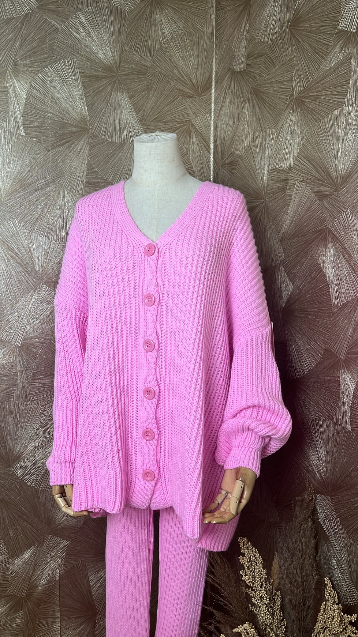 Ensemble en laine Rose