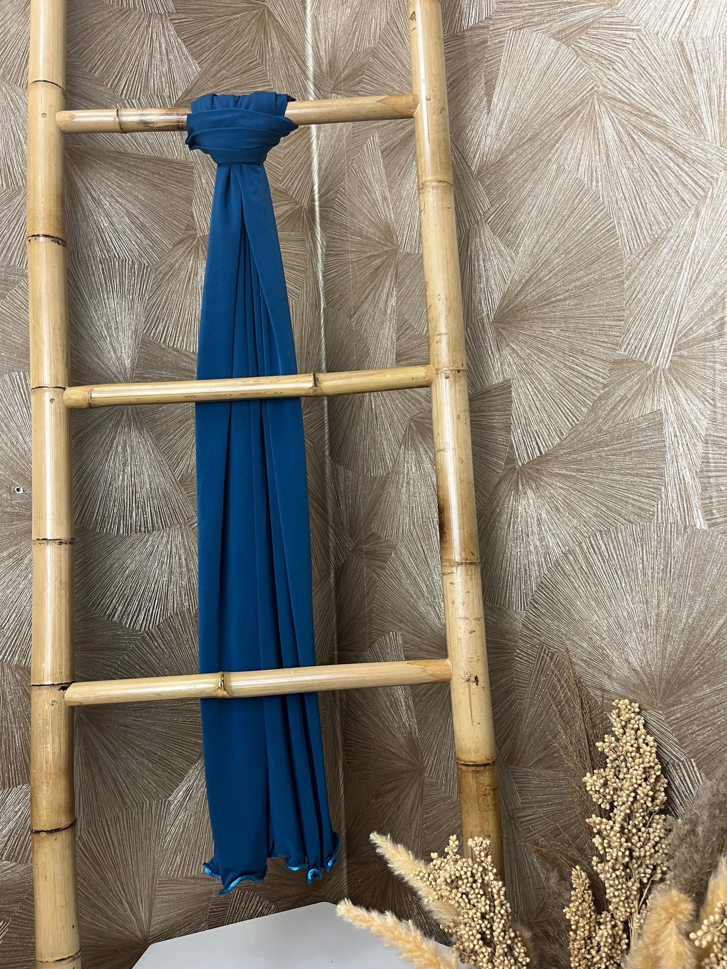 Jersey Premium Bouclé Bleu 2