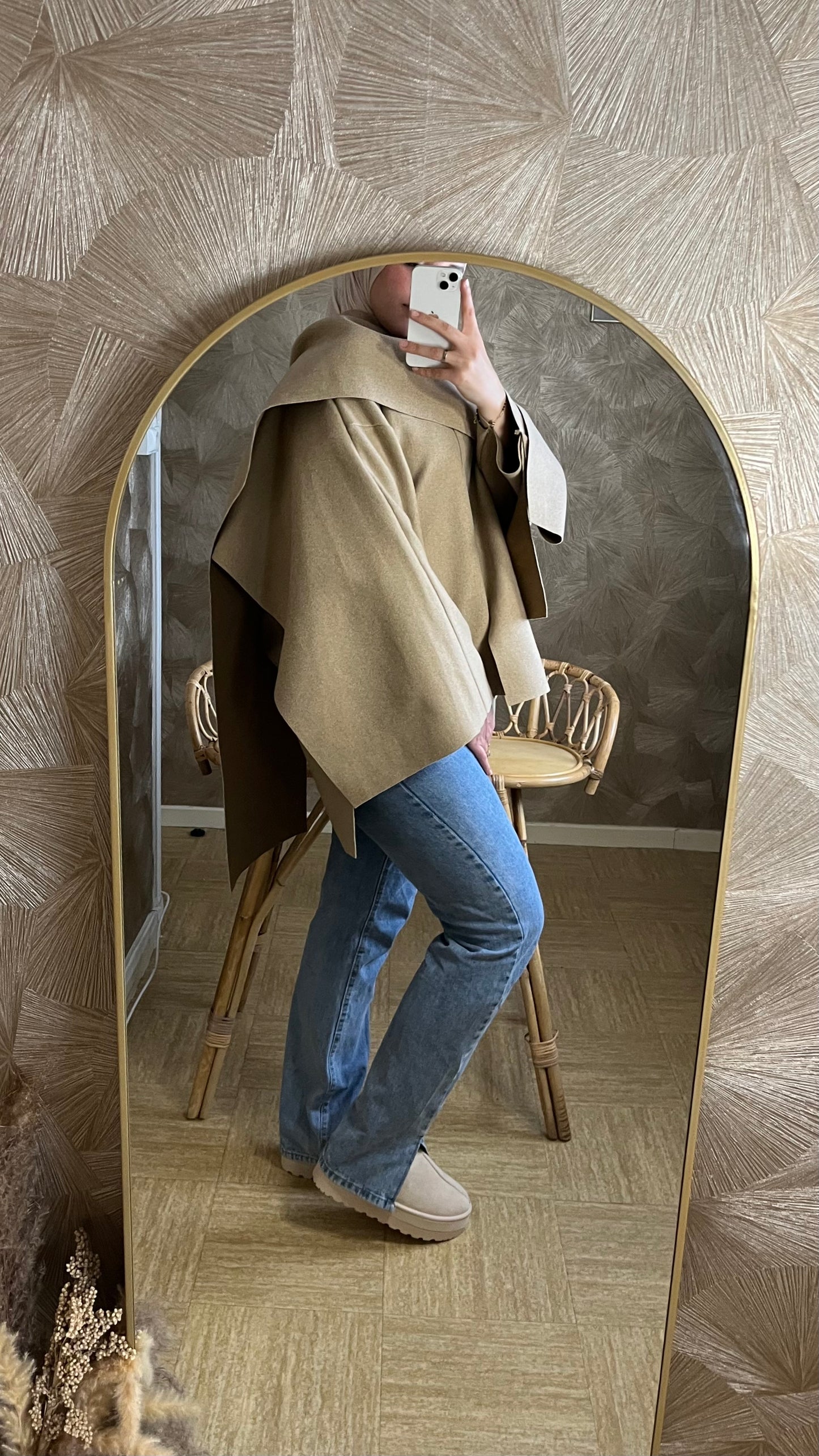 Veste Cape Beige