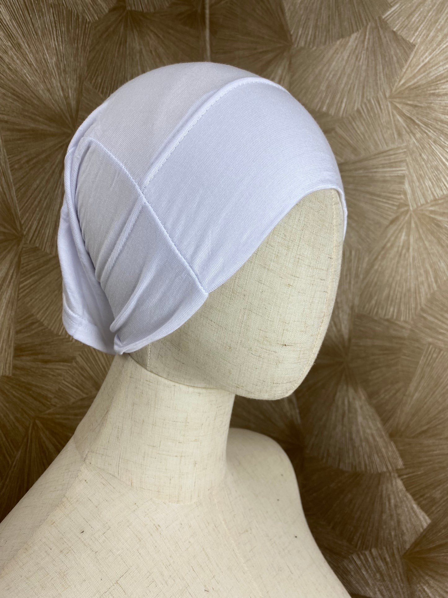 Bonnet tube blanc