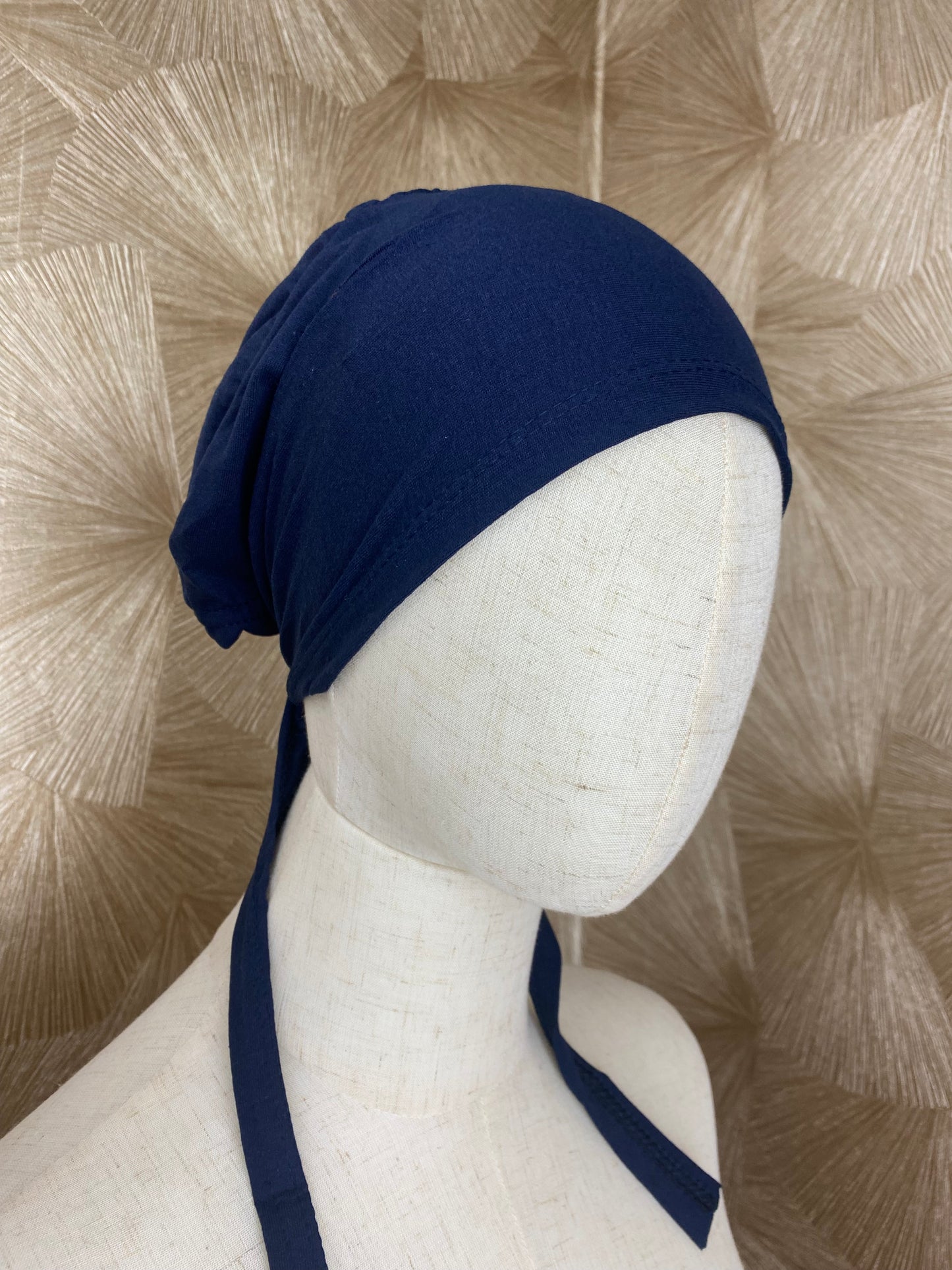 Bonnet à nouer Bleu Nuit