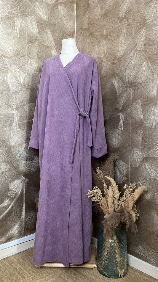 Robe Côtelée Portefeuille