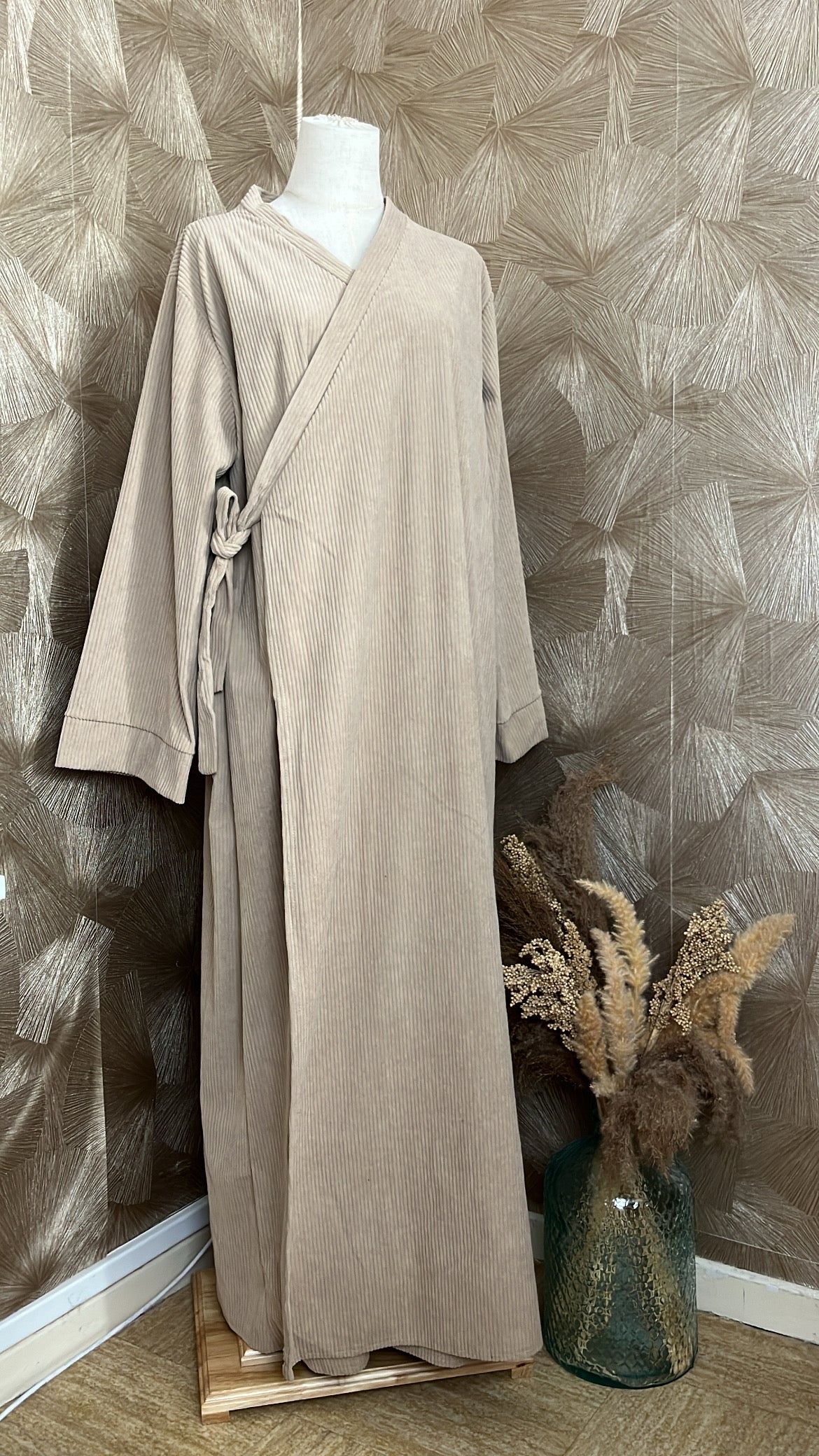 Robe Côtelée Portefeuille