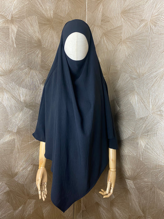 Khimar simple en jazz noir